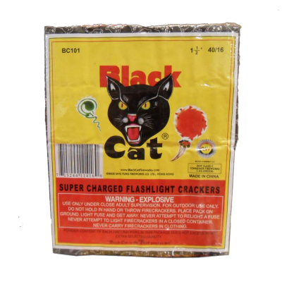 Brick of Black Cat Firecrackers